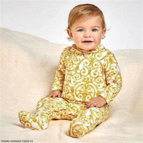 versace babygrow|versace kids baby girl.